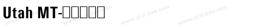 Utah MT字体转换